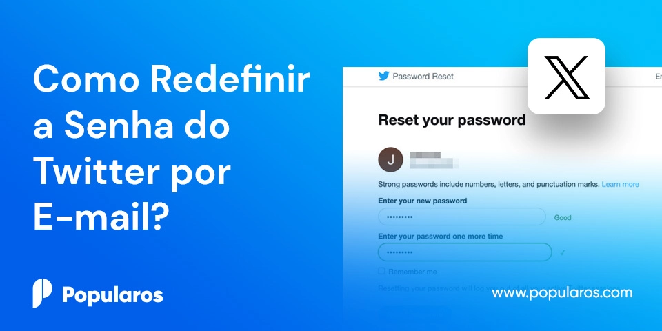 Como Redefinir a Senha do Twitter por E-mail?