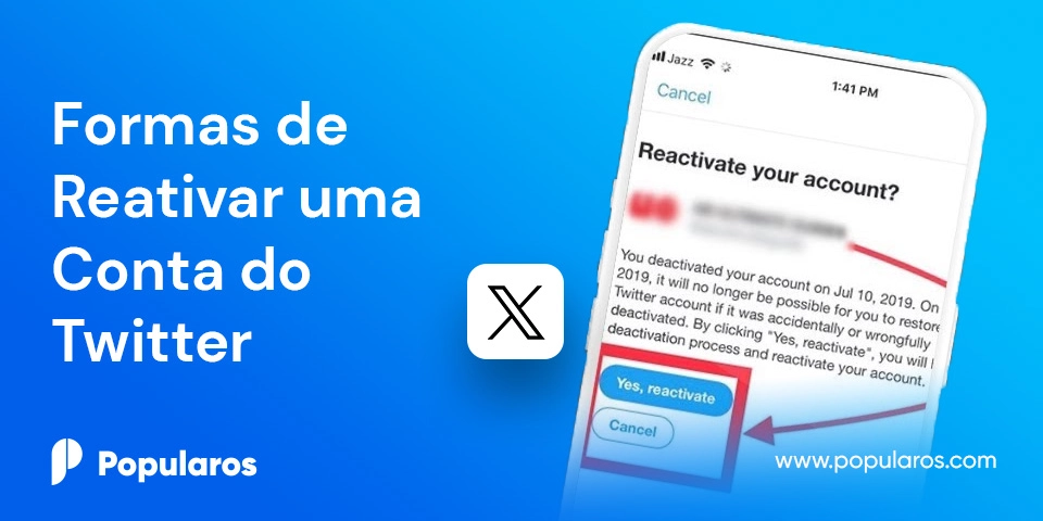 Formas de Reativar uma Conta do Twitter