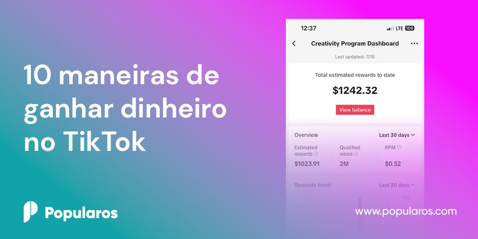 10 Maneiras de Ganhar Dinheiro no TikTok
