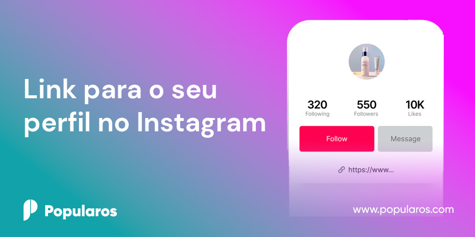 Link para o seu perfil no Instagram