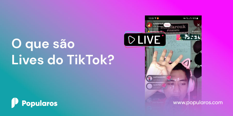 O que são Lives do TikTok?