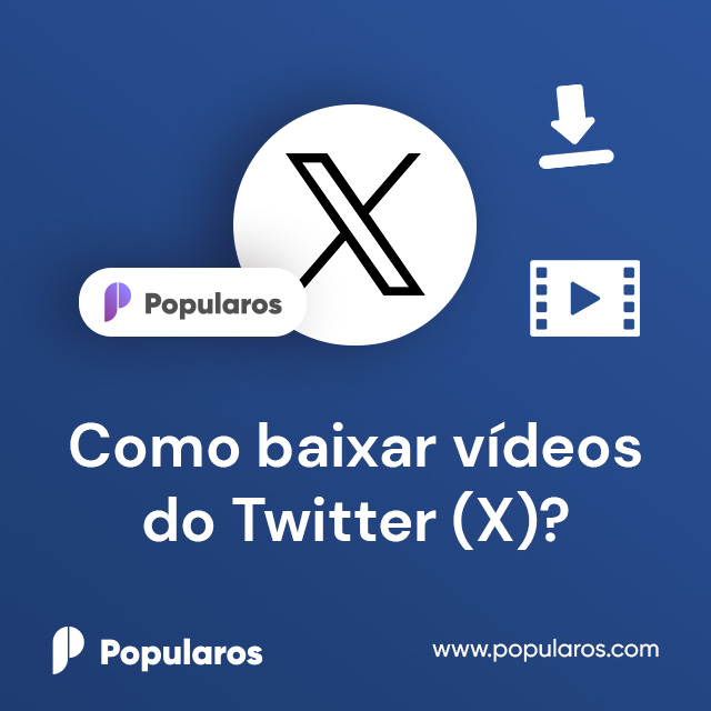 Como baixar vídeos do Twitter (X)?