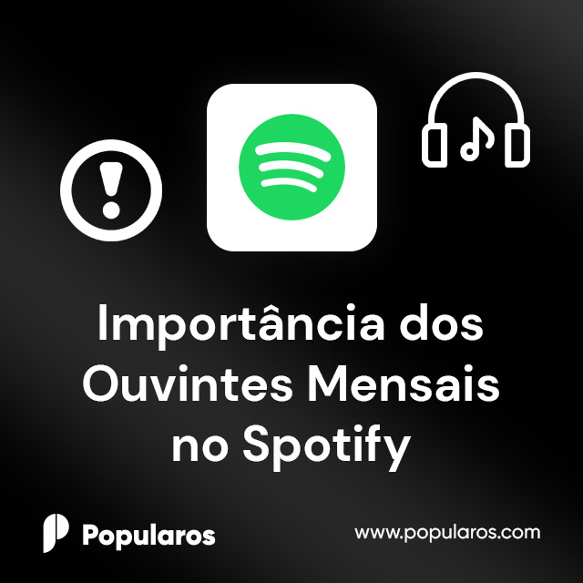 Importância dos Ouvintes Mensais no Spotify