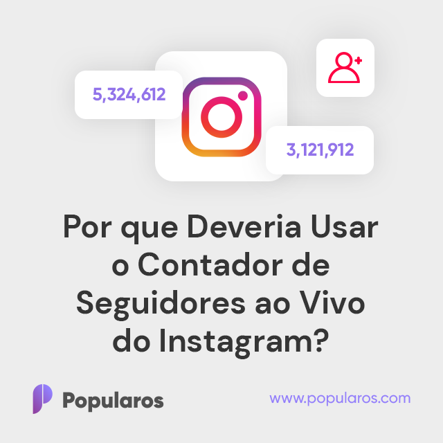 Por que Deveria Usar o Contador de Seguidores ao Vivo do Instagram?